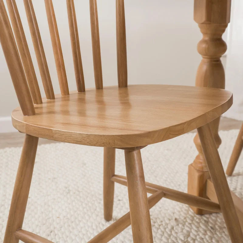 Chaises de salle à manger Windsor à dossier haut à barreaux - Lot de 2