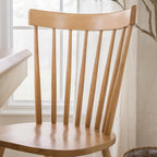 Chaises de salle à manger Windsor à dossier haut à barreaux - Lot de 2