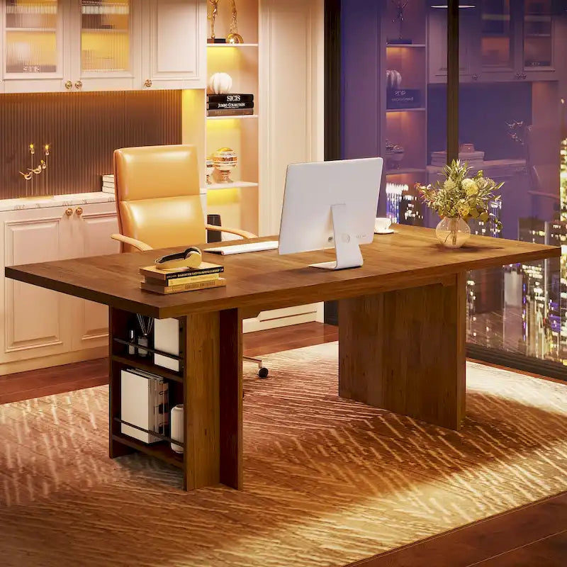 Bureau de direction de 160 cm avec rangement