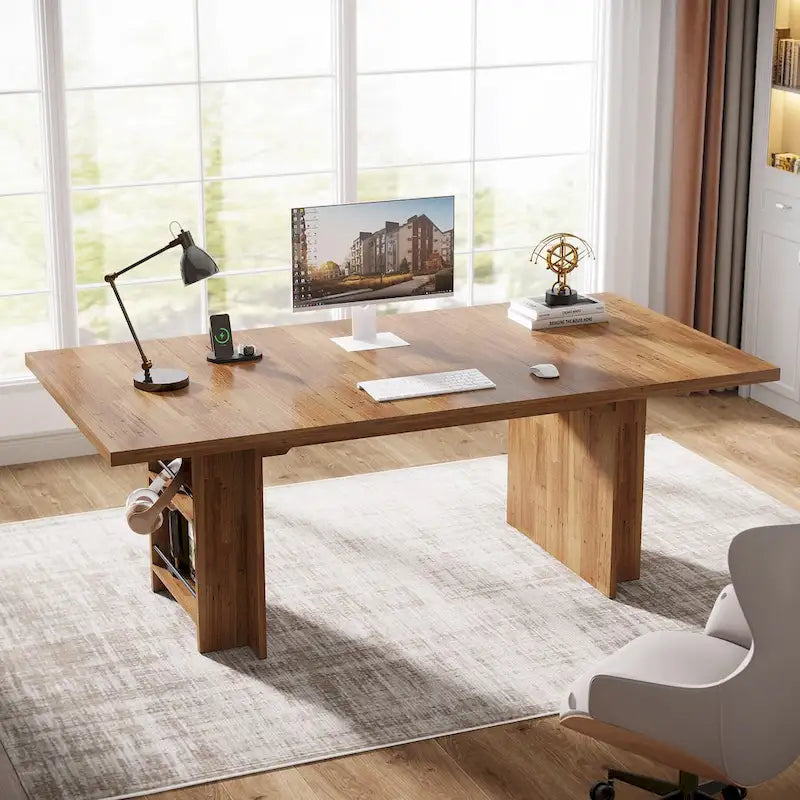 Bureau de direction de 160 cm avec rangement