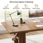 Bureau de direction de 160 cm avec rangement
