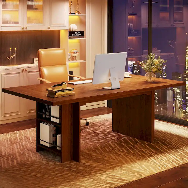 Bureau de direction de 160 cm avec rangement