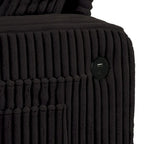 Canapé 3 places moderne en velours côtelé rectangulaire avec port USB et 2 oreillers