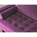 Causeuse en velours Mac