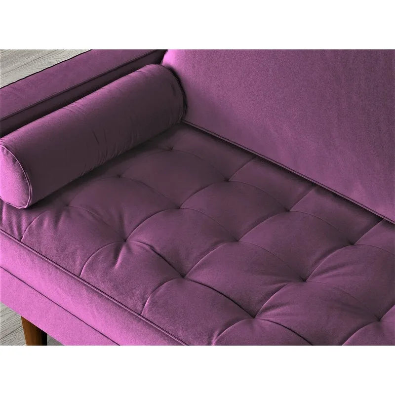 Causeuse en velours Mac