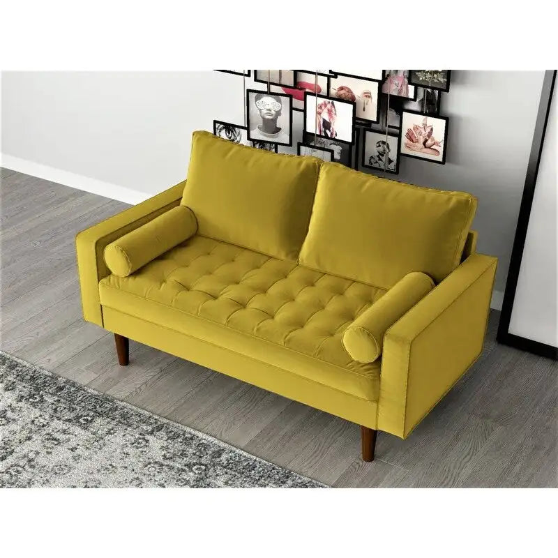 Causeuse en velours Mac