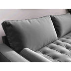Causeuse en velours Mac