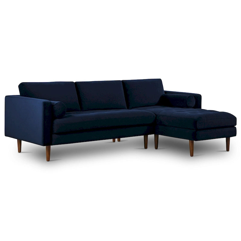 Canapé sectionnel droit Napa 104.5 en tissu