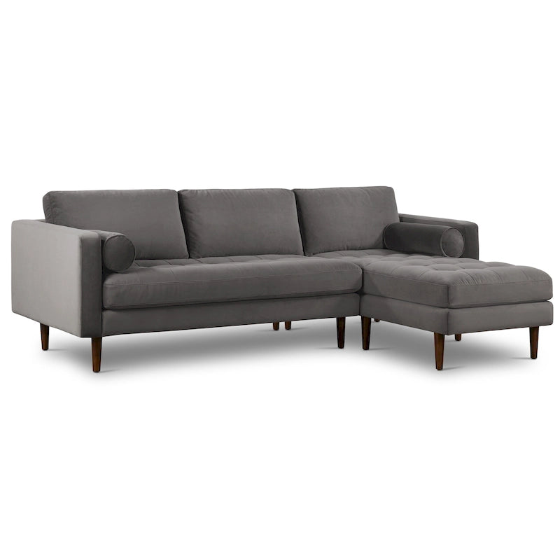 Canapé sectionnel droit Napa 104.5 en tissu