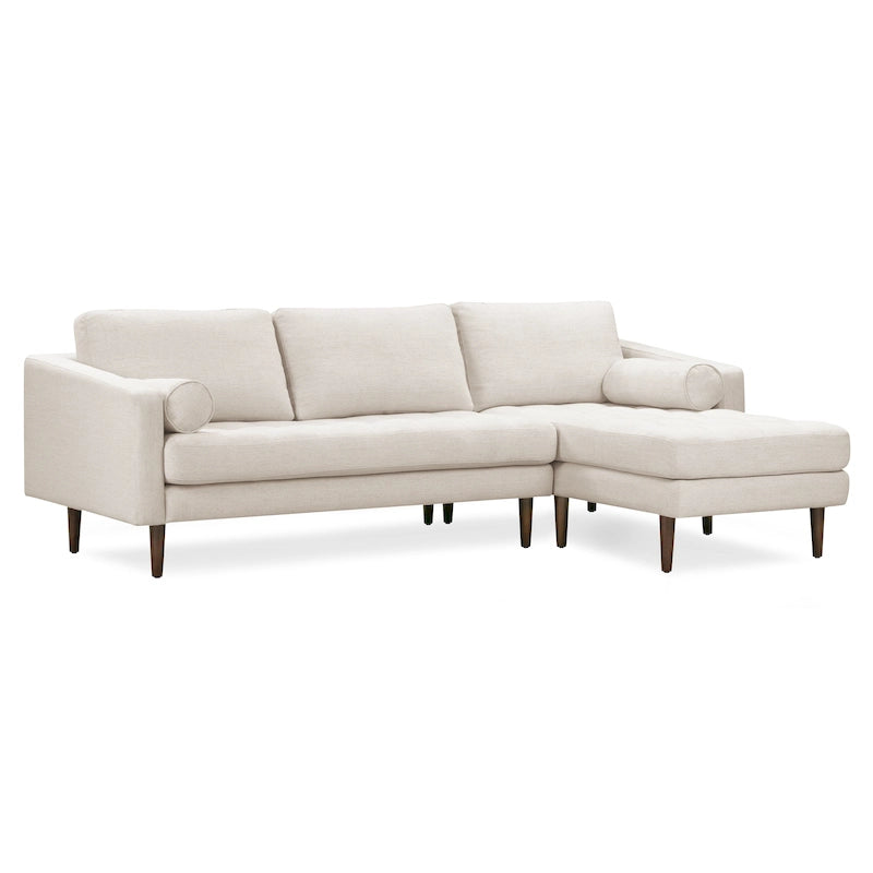 Canapé sectionnel droit Napa 104.5 en tissu
