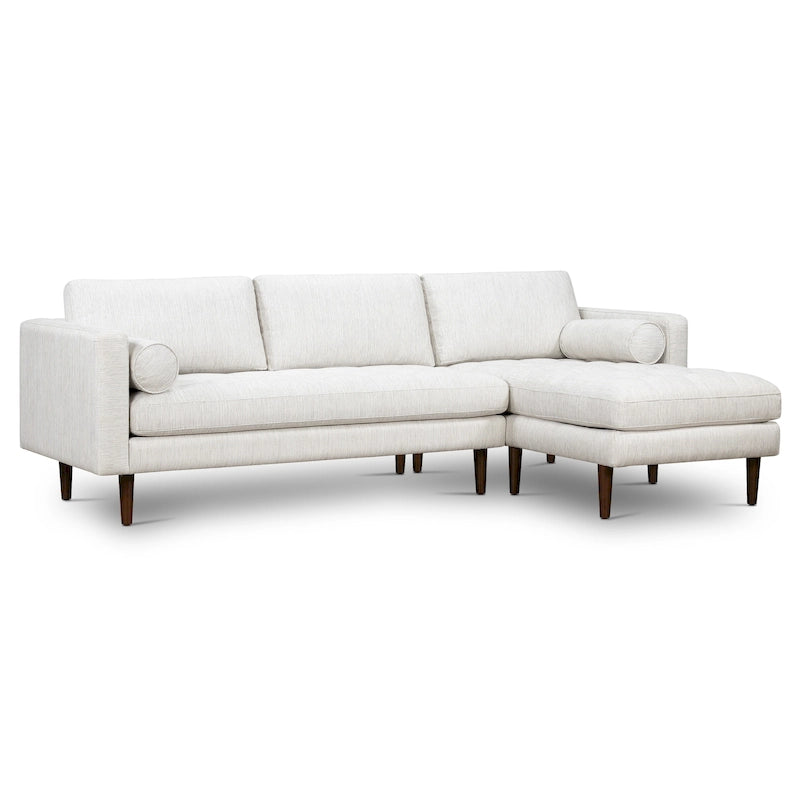 Canapé sectionnel droit Napa 104.5 en tissu