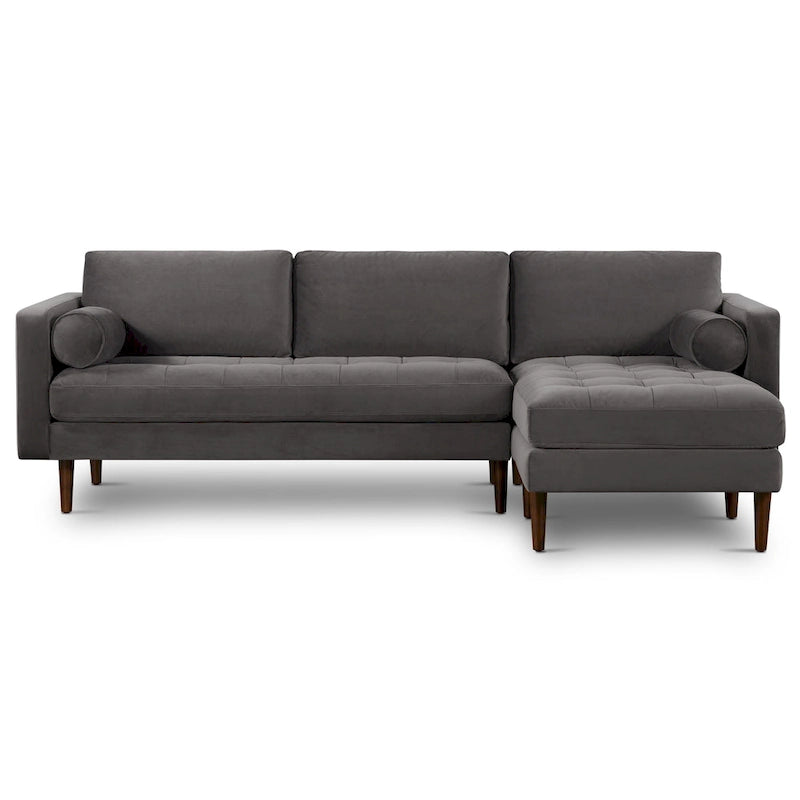 Canapé sectionnel droit Napa 104.5 en tissu