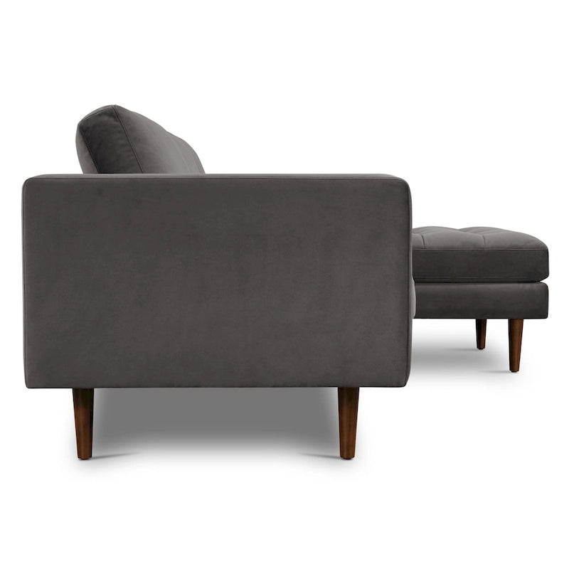 Canapé sectionnel droit Napa 104.5 en tissu