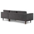 Canapé sectionnel droit Napa 104.5 en tissu