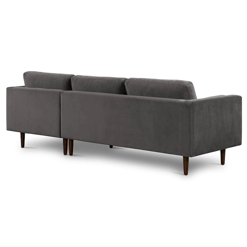 Canapé sectionnel droit Napa 104.5 en tissu