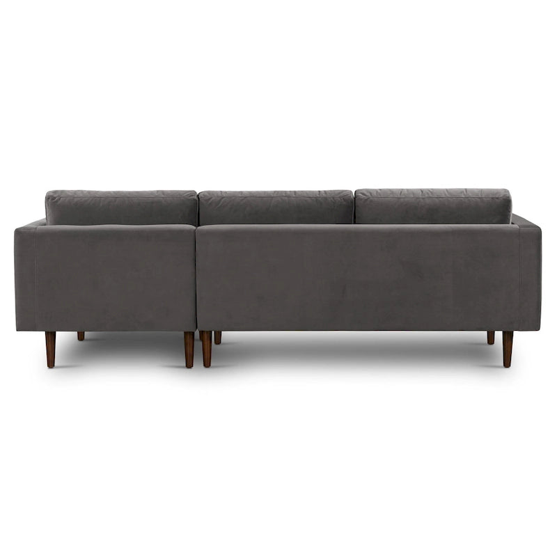 Canapé sectionnel droit Napa 104.5 en tissu