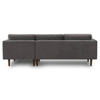 Canapé sectionnel droit Napa 104.5 en tissu