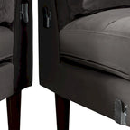 Canapé sectionnel droit Napa 104.5 en tissu