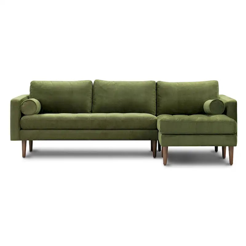 Canapé sectionnel droit Napa 104.5 en tissu