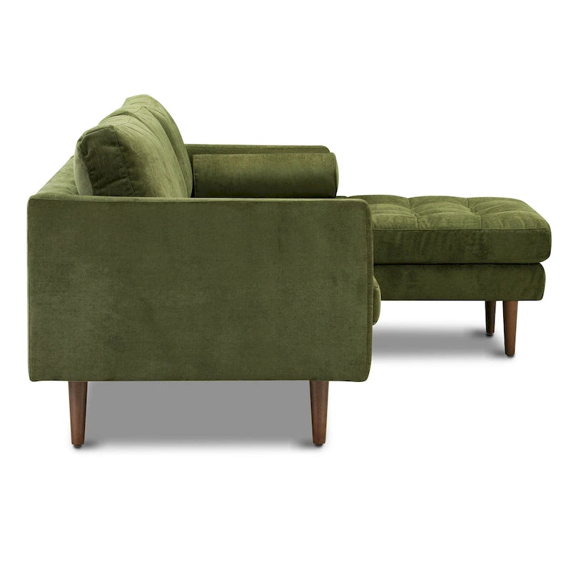 Canapé sectionnel droit Napa 104.5 en tissu