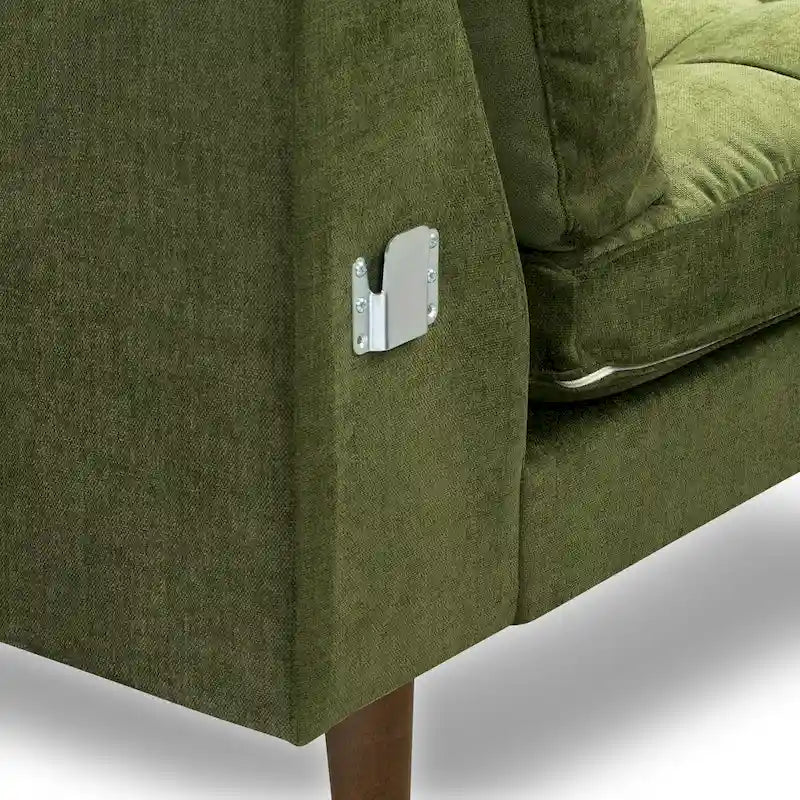 Canapé sectionnel droit Napa 104.5 en tissu