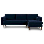 Canapé sectionnel droit Napa 104.5 en tissu