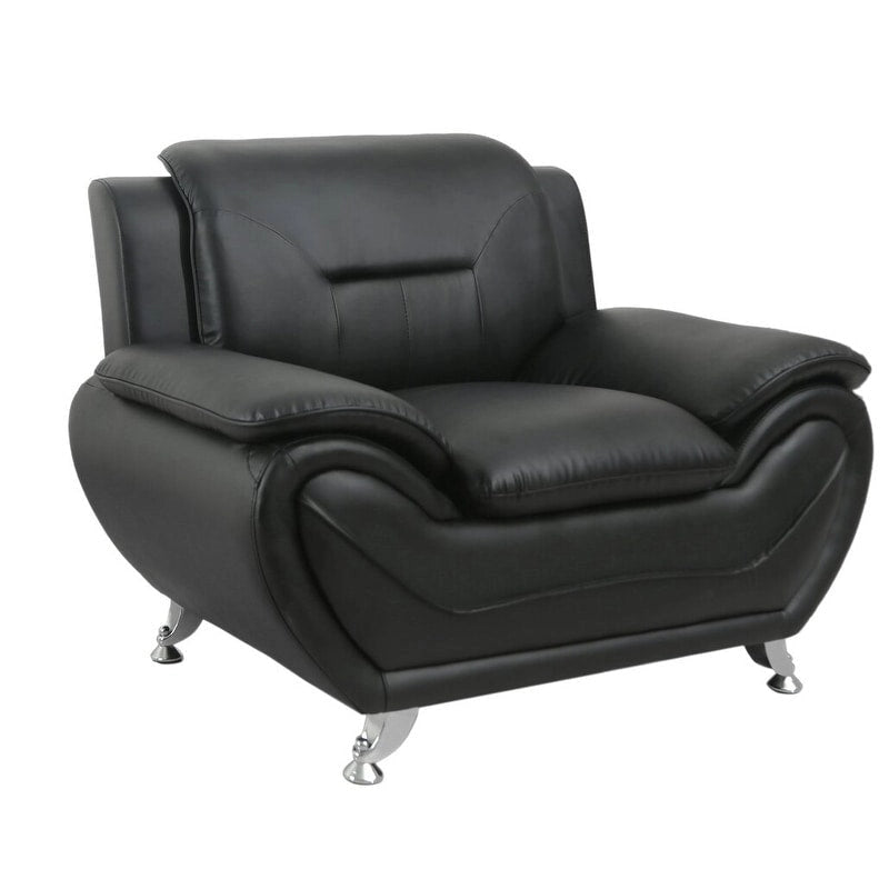 Fauteuil club en similicuir Michael Segura