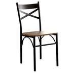Ensemble de salle à manger Zath Industrial Metal 5 pièces par Furniture of America
