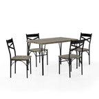 Ensemble de salle à manger Zath Industrial Metal 5 pièces par Furniture of America
