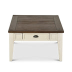 Table basse bicolore Cottonville avec rangement