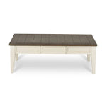Table basse bicolore Cottonville avec rangement