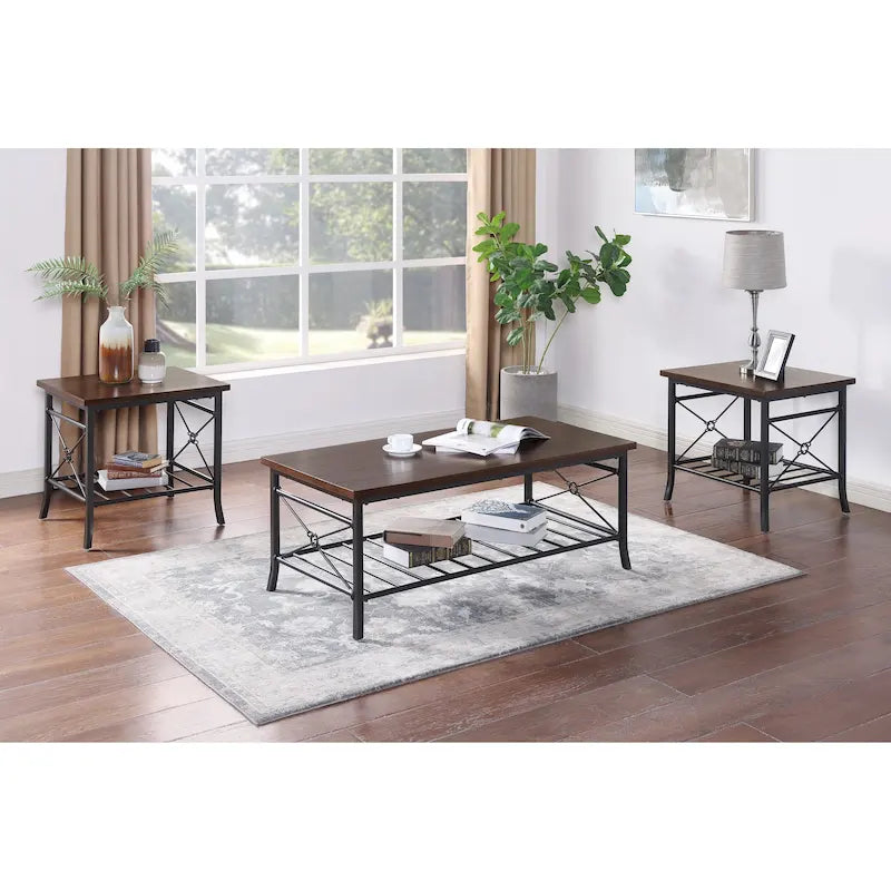 Lot de 3 tables basses et d'appoint Harrison