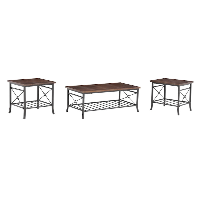 Lot de 3 tables basses et d'appoint Harrison