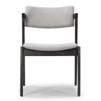 Lot de 2 fauteuils Auden rétro-modernes en bois noir