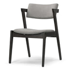 Lot de 2 fauteuils Auden rétro-modernes en bois noir
