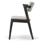 Lot de 2 fauteuils Auden rétro-modernes en bois noir