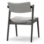 Lot de 2 fauteuils Auden rétro-modernes en bois noir