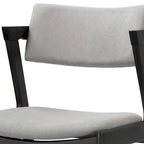 Lot de 2 fauteuils Auden rétro-modernes en bois noir