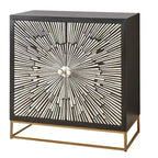 Meuble d'appoint deux portes Avon Sunburst