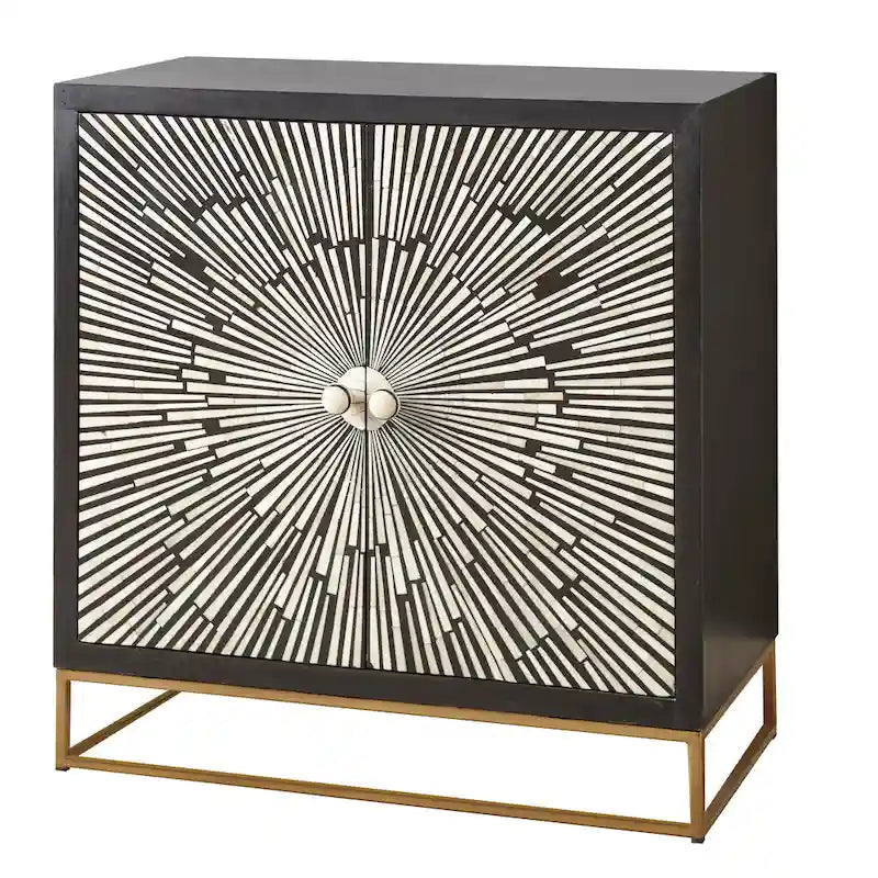 Meuble d'appoint deux portes Avon Sunburst