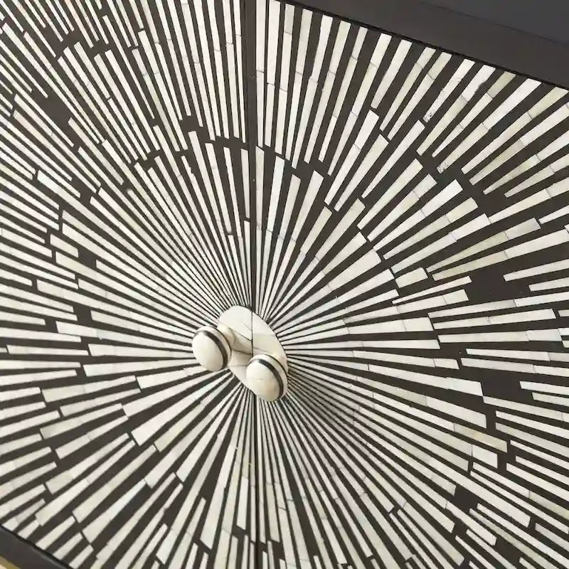 Meuble d'appoint deux portes Avon Sunburst