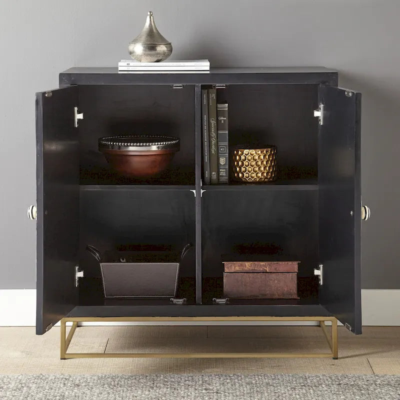 Meuble d'appoint deux portes Avon Sunburst