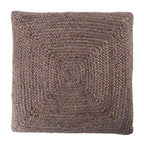 Pouf/coussin de sol en jute texturé Faxon
