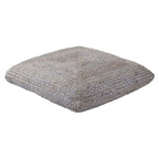 Pouf/coussin de sol en jute texturé Faxon