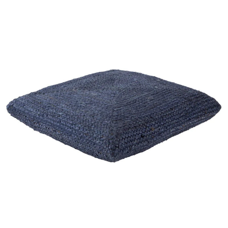 Pouf/coussin de sol en jute texturé Faxon