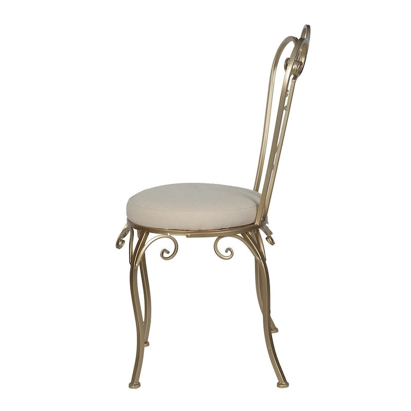 Chaise d'appoint pliante Goldtone de 22 pouces