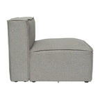 Fauteuil central sans accoudoirs pour canapé modulable contemporain - 36,75P x 28,25L x 28H