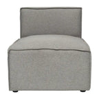 Fauteuil central sans accoudoirs pour canapé modulable contemporain - 36,75P x 28,25L x 28H