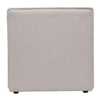 Fauteuil central sans accoudoirs pour canapé modulable contemporain - 36,75P x 28,25L x 28H