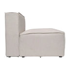 Fauteuil central sans accoudoirs pour canapé modulable contemporain - 36,75P x 28,25L x 28H